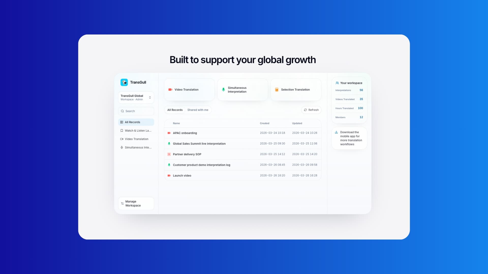 TransGull Enterprise Is Now Live: AI Interpretation and Translation for Global Teams