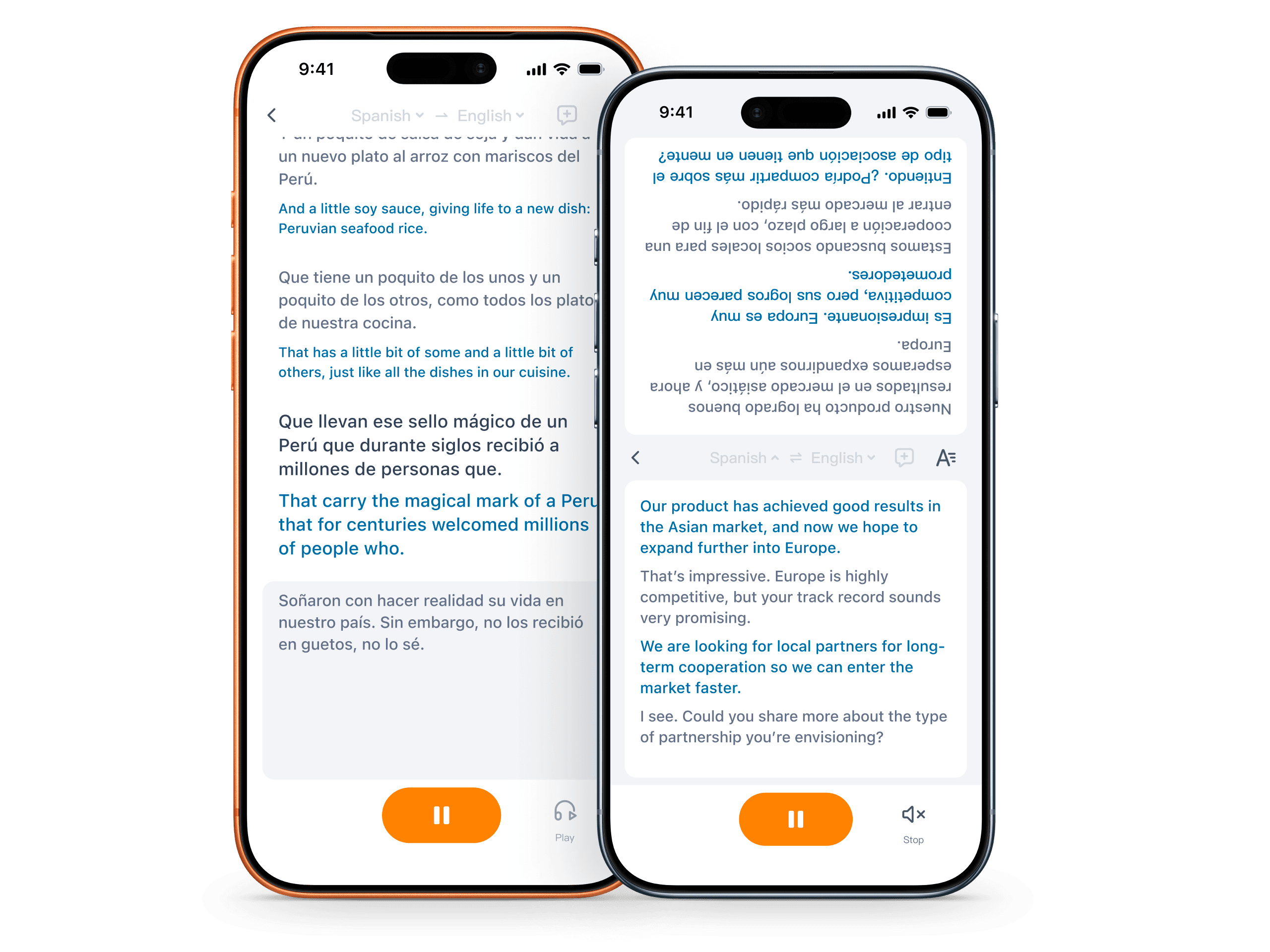 Simultaneous interpretation demo
